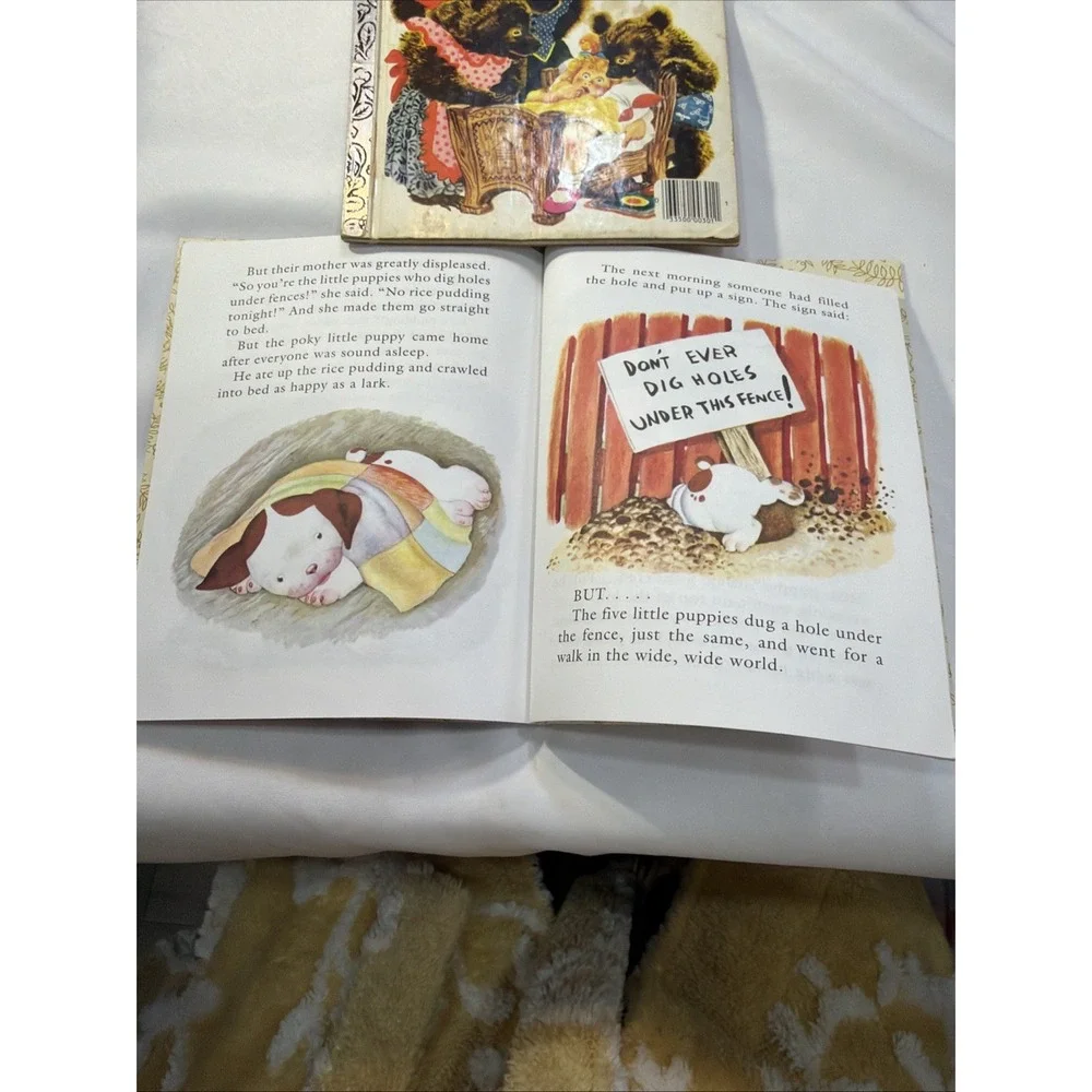 The Poky‎ Little Puppy ~ Vintage 1970 Children's Little Golden Book